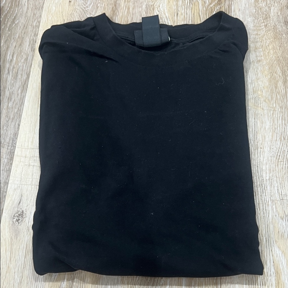 H&M Black Short Sleeve Crew Neck Tee